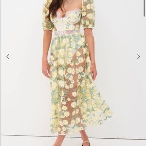 For Love and Lemons Carson Midi Dress